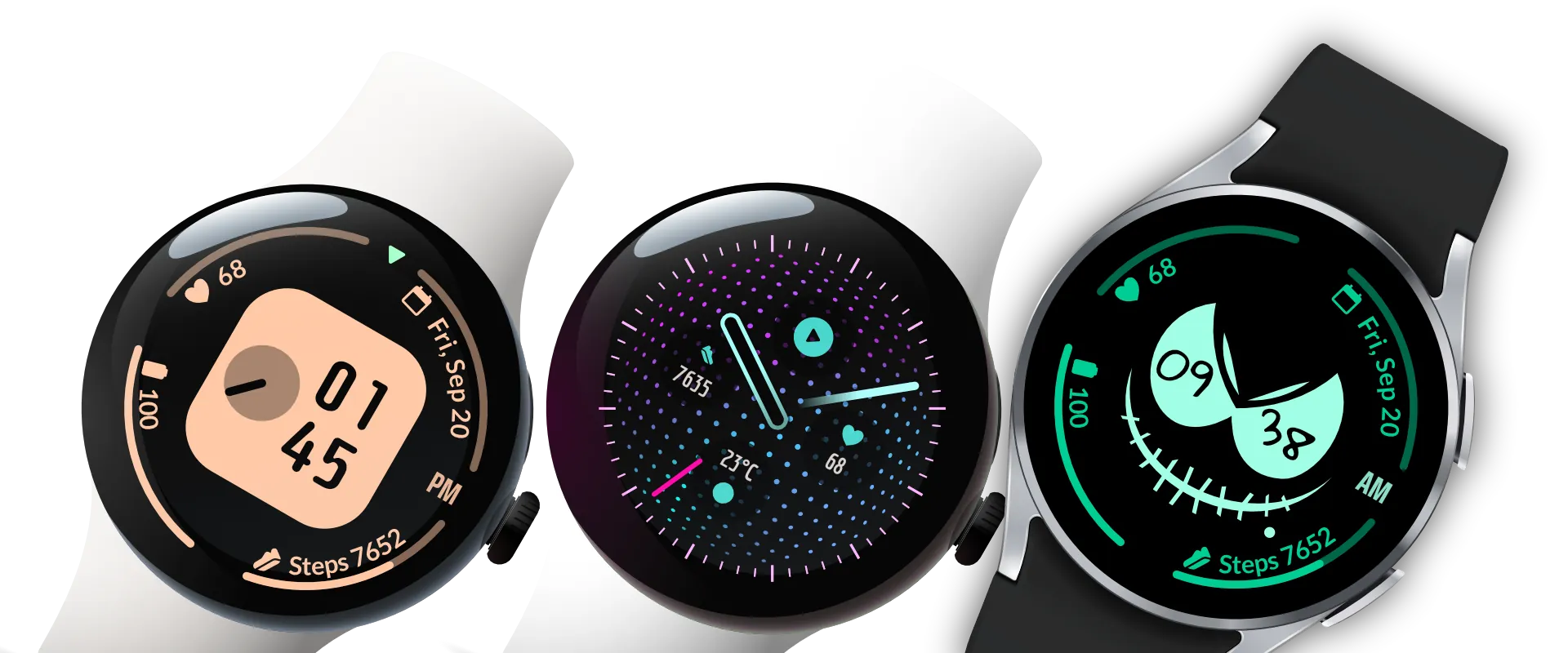 Watch faces for Wear OS